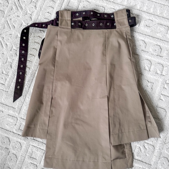New without tag ROKH x H&M Belted Skirt SZ 36 - Picture 4 of 5